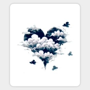 Cloud heart Magnet
